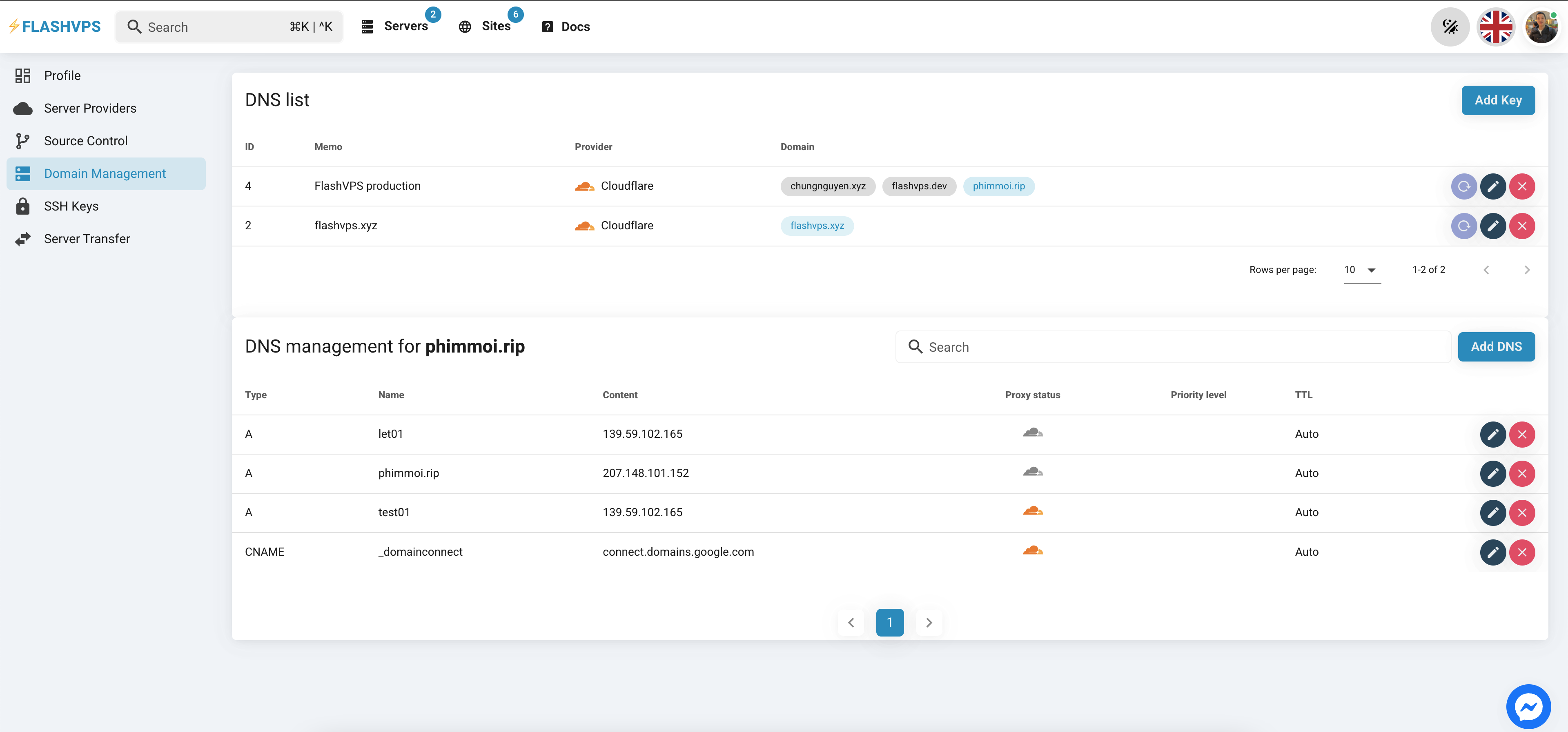 FlashVPS gallery image