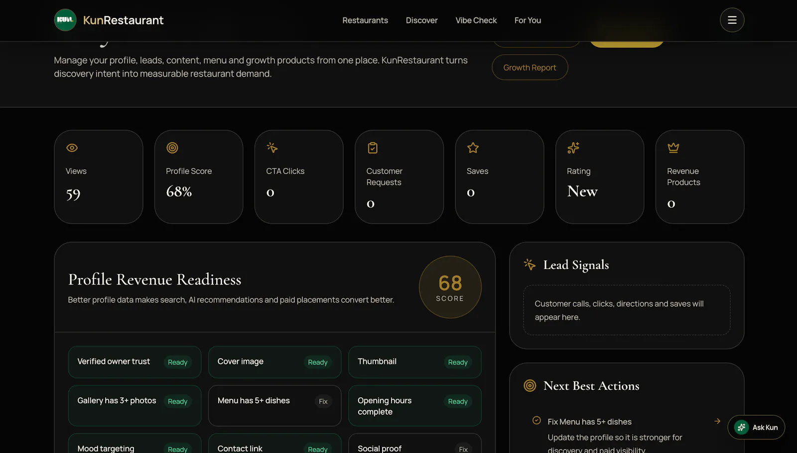 KunRestaurant screenshot 3
