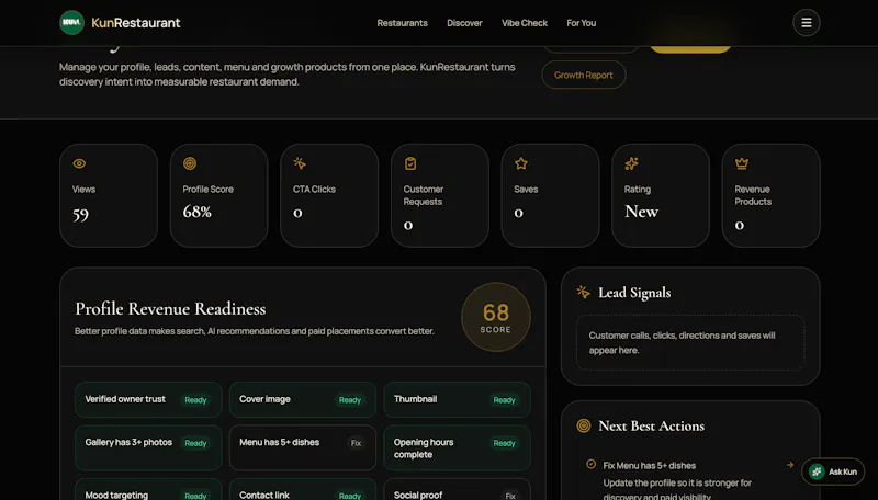 KunRestaurant screenshot 3
