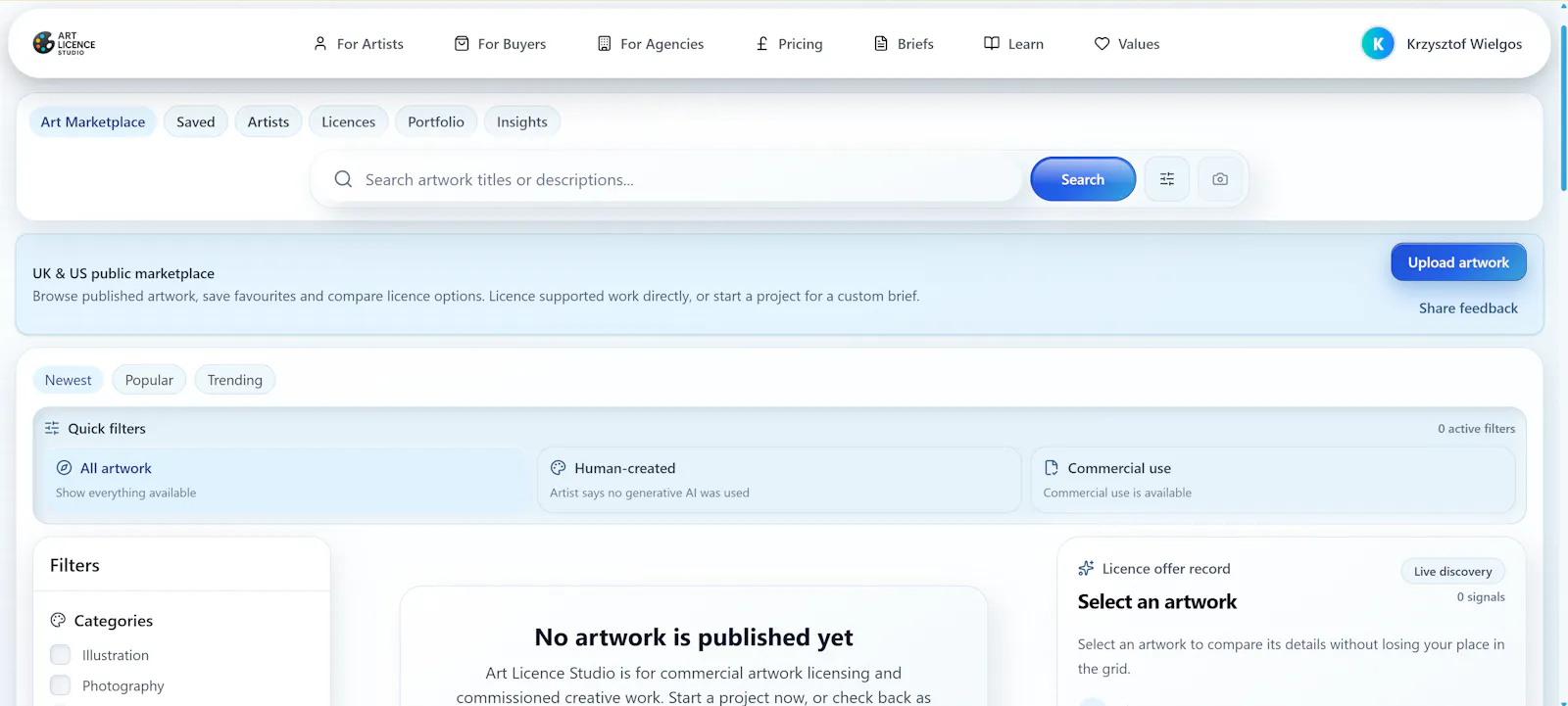 Art Licence Studio screenshot 2