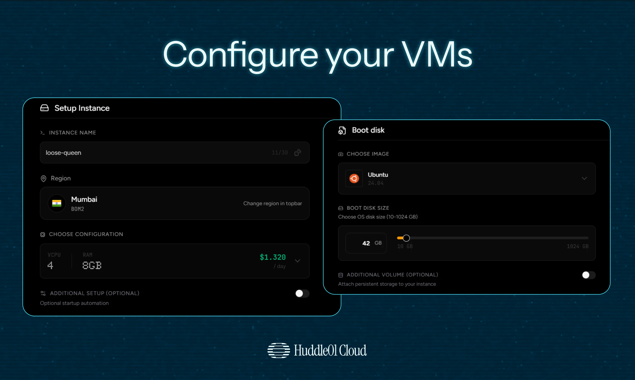 Huddle01 VMs screenshot 2