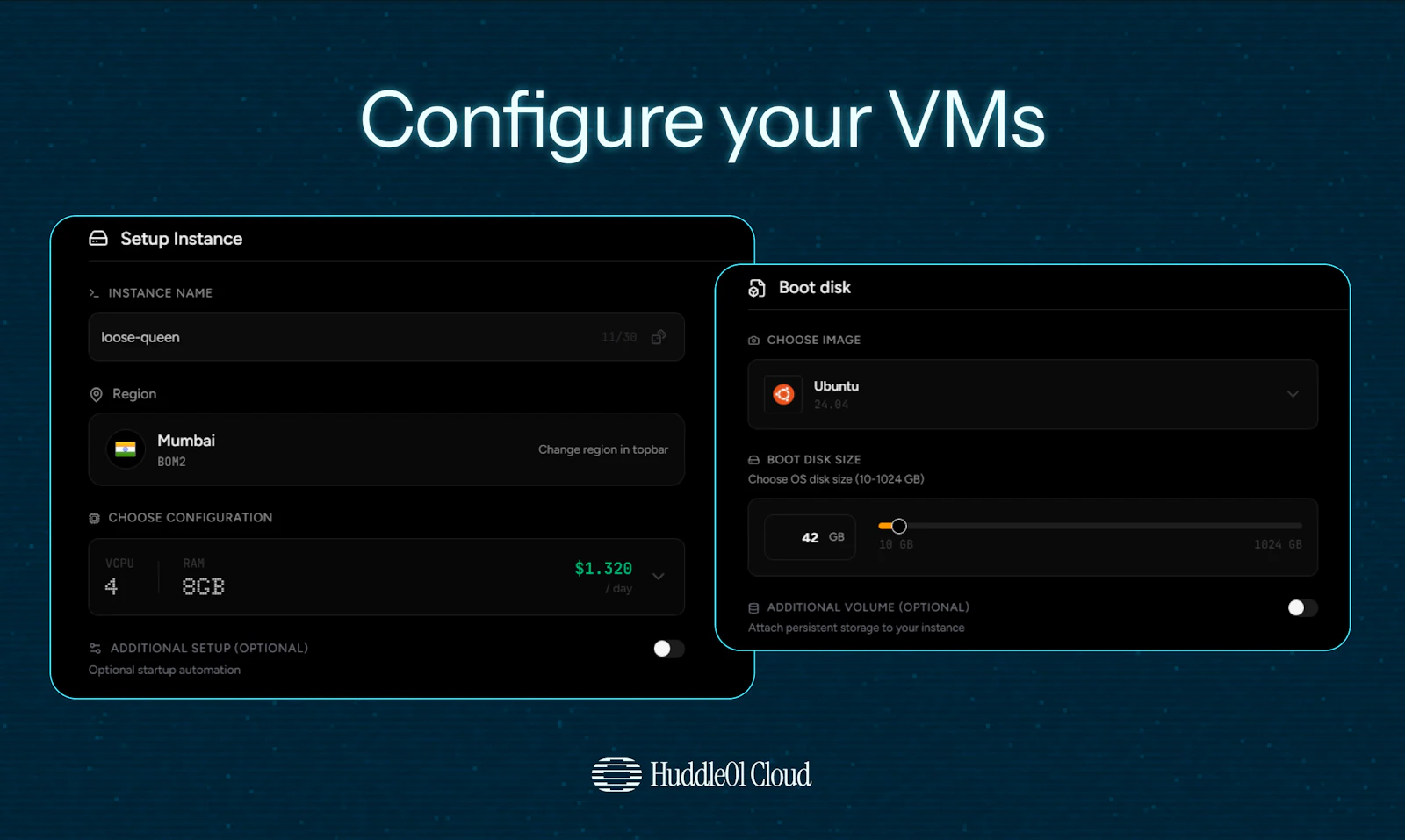 Huddle01 VMs screenshot 3