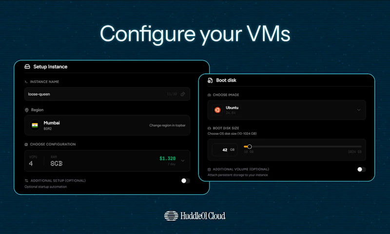 Huddle01 VMs screenshot 3