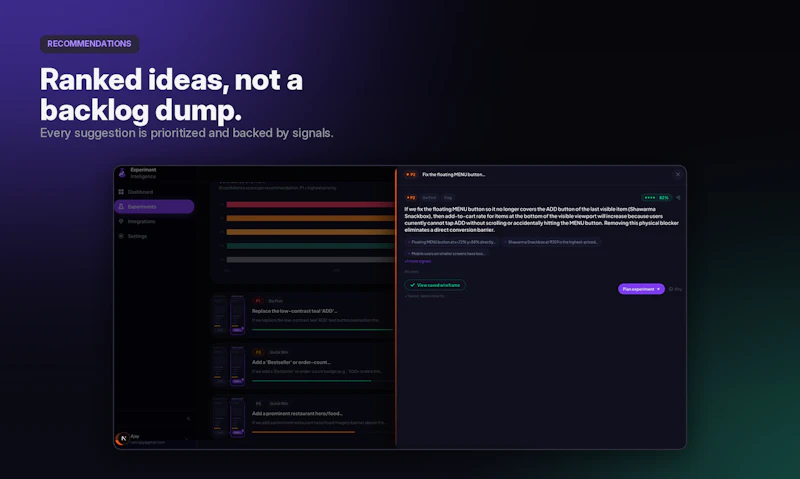 Experiment Intelligence screenshot 3