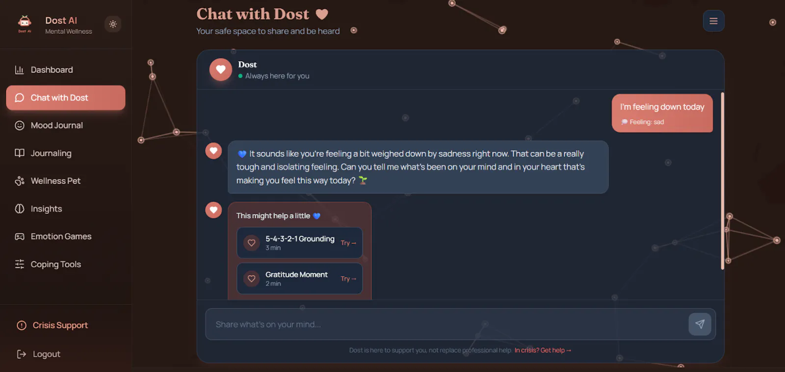 Dost AI screenshot 2