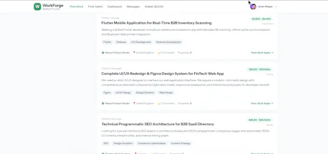 WorkForge — Upwork Clone Source Code gallery image