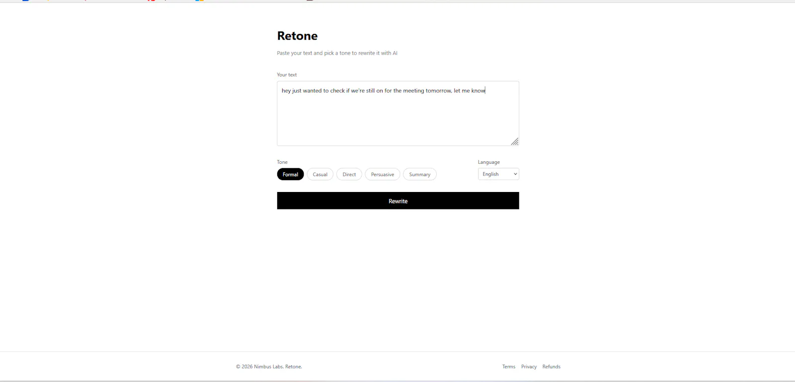 Retone screenshot 3