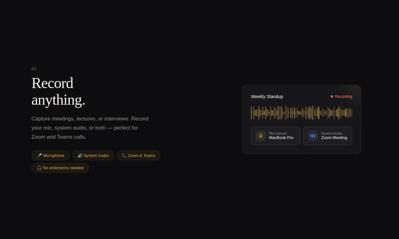 Murmur - Screenshot 3 showing product features and functionality