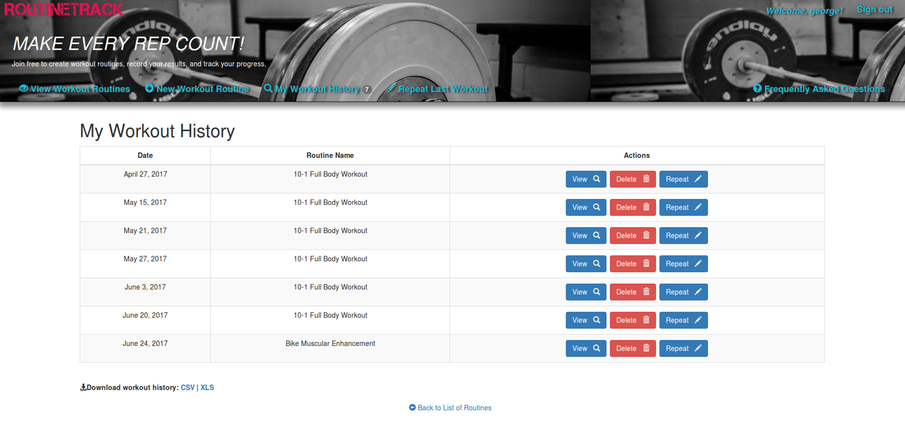 RoutineTrack gallery image