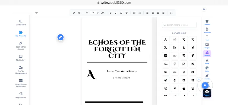 Write Ababil 360 screenshot 5