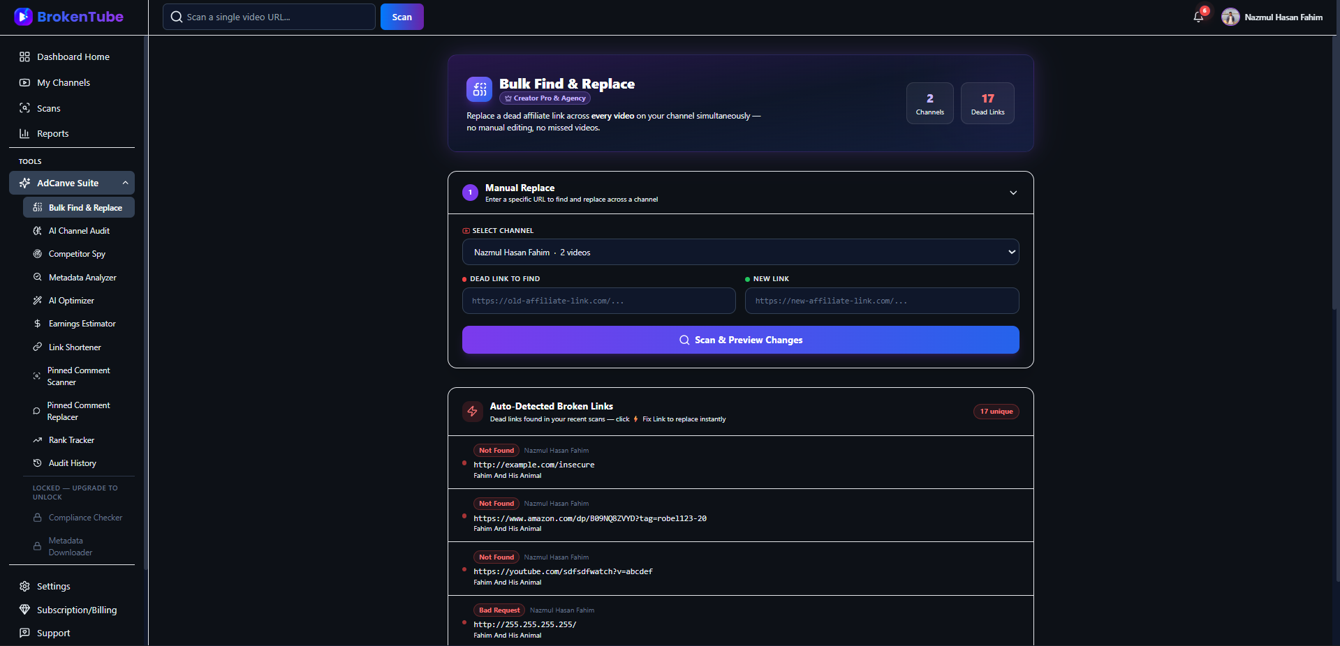 BrokenTube: YouTube Link Fixer gallery image