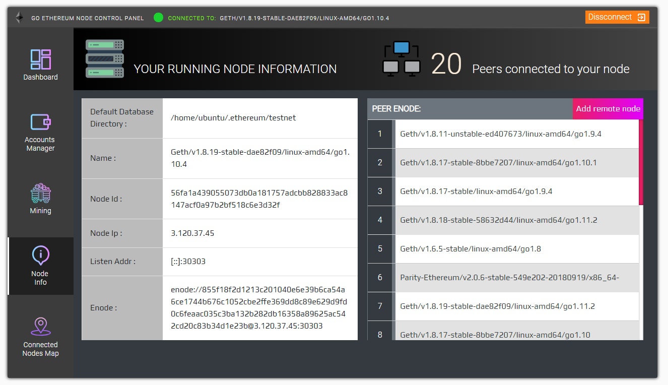 GethDesk v 1.0 beta for Ethereum Geth Go console client. gallery image