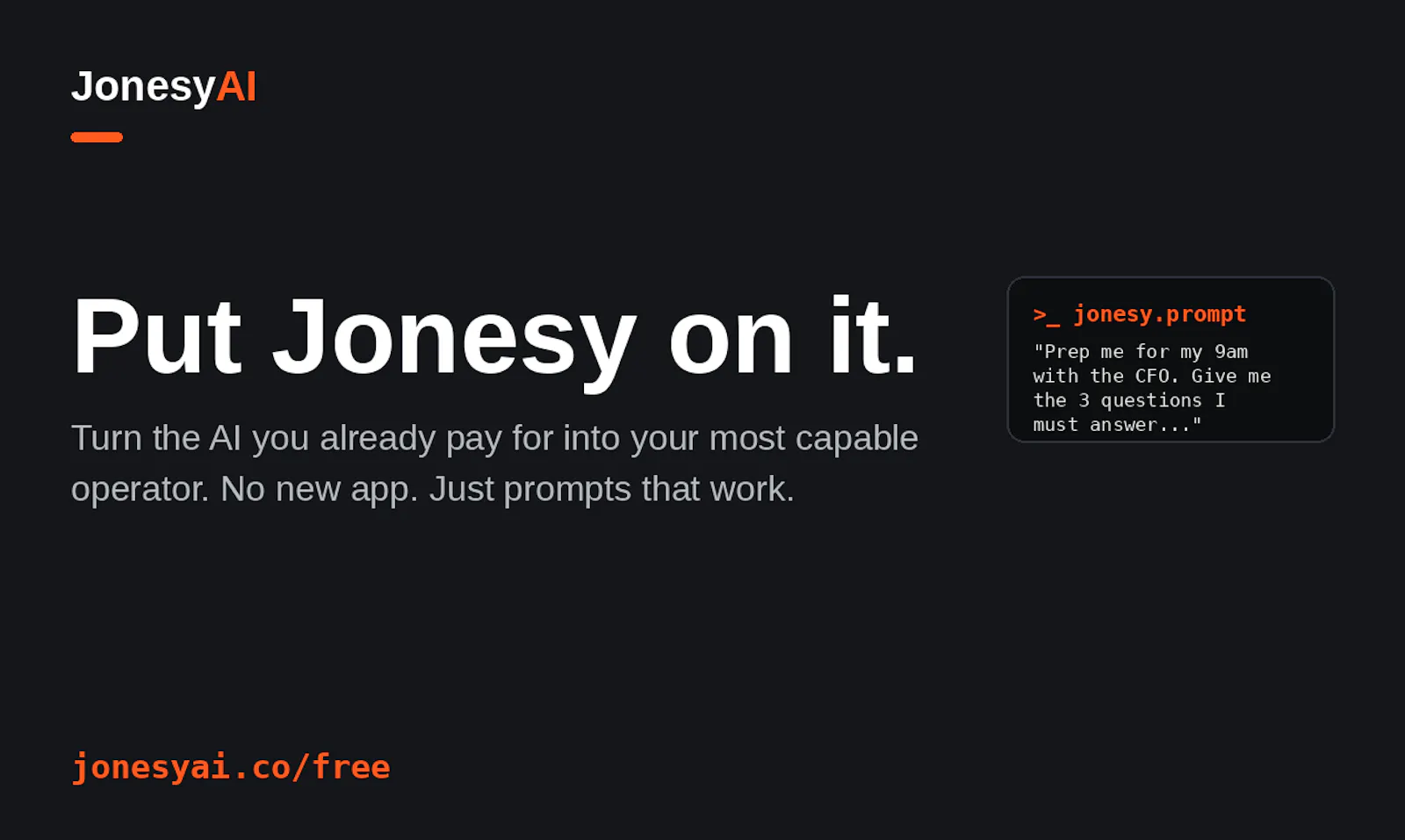 JonesyAI screenshot 1