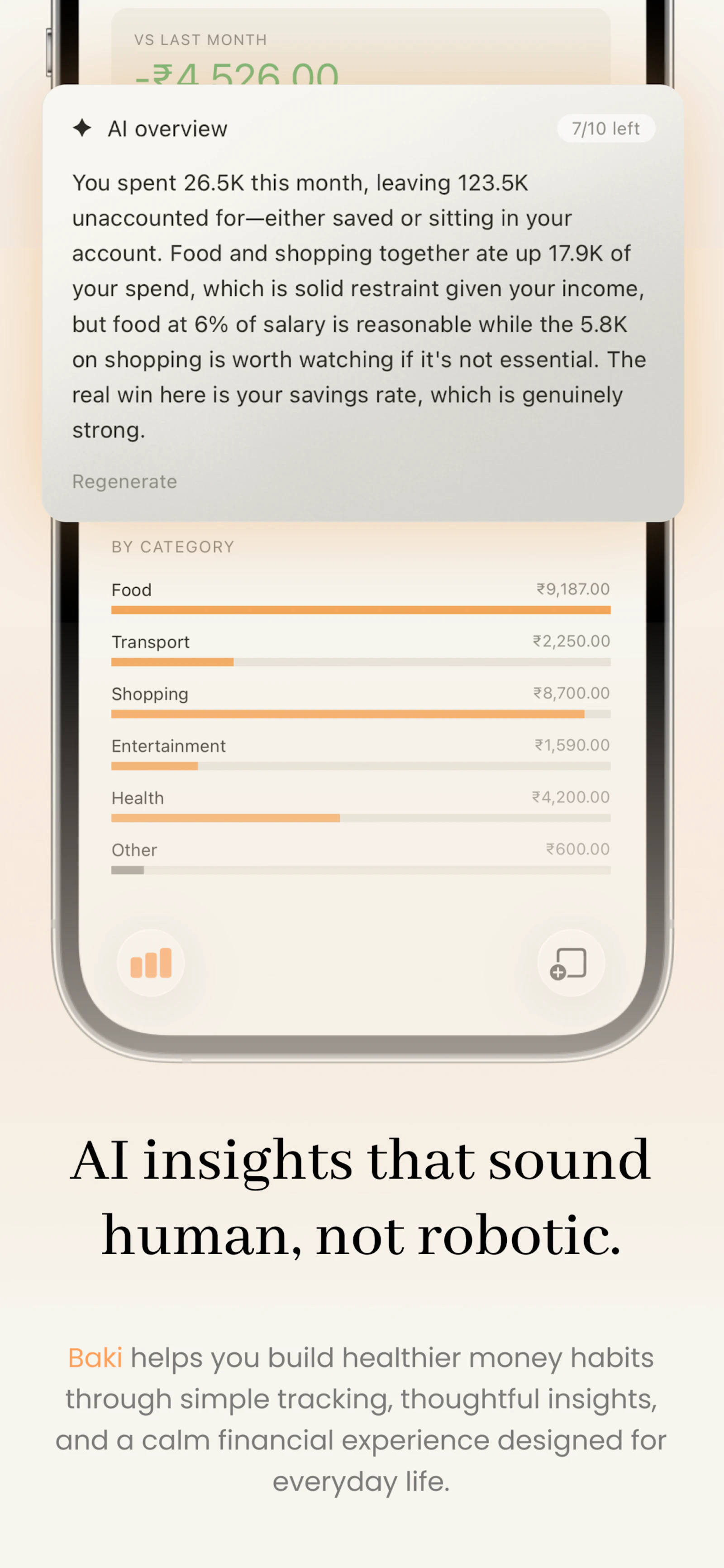 Baki — Budget & Expense Tracker screenshot 3