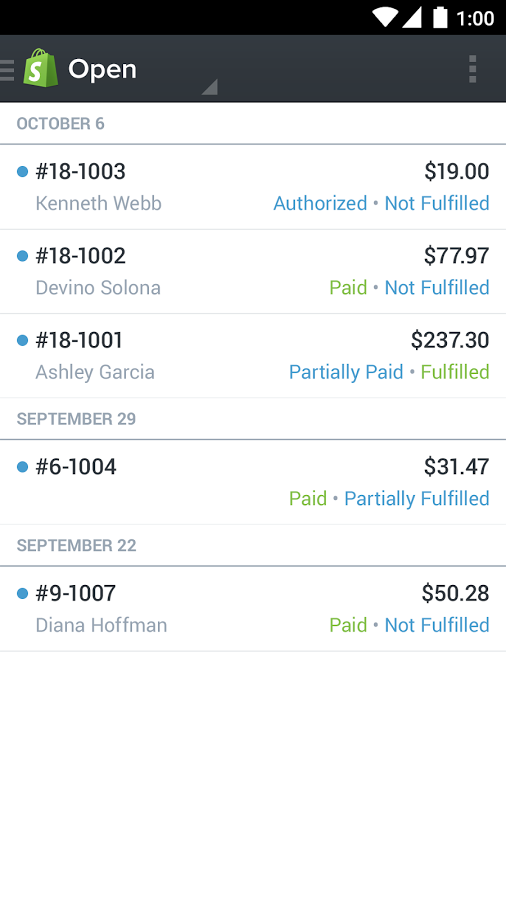 Shopify POS for Android gallery image