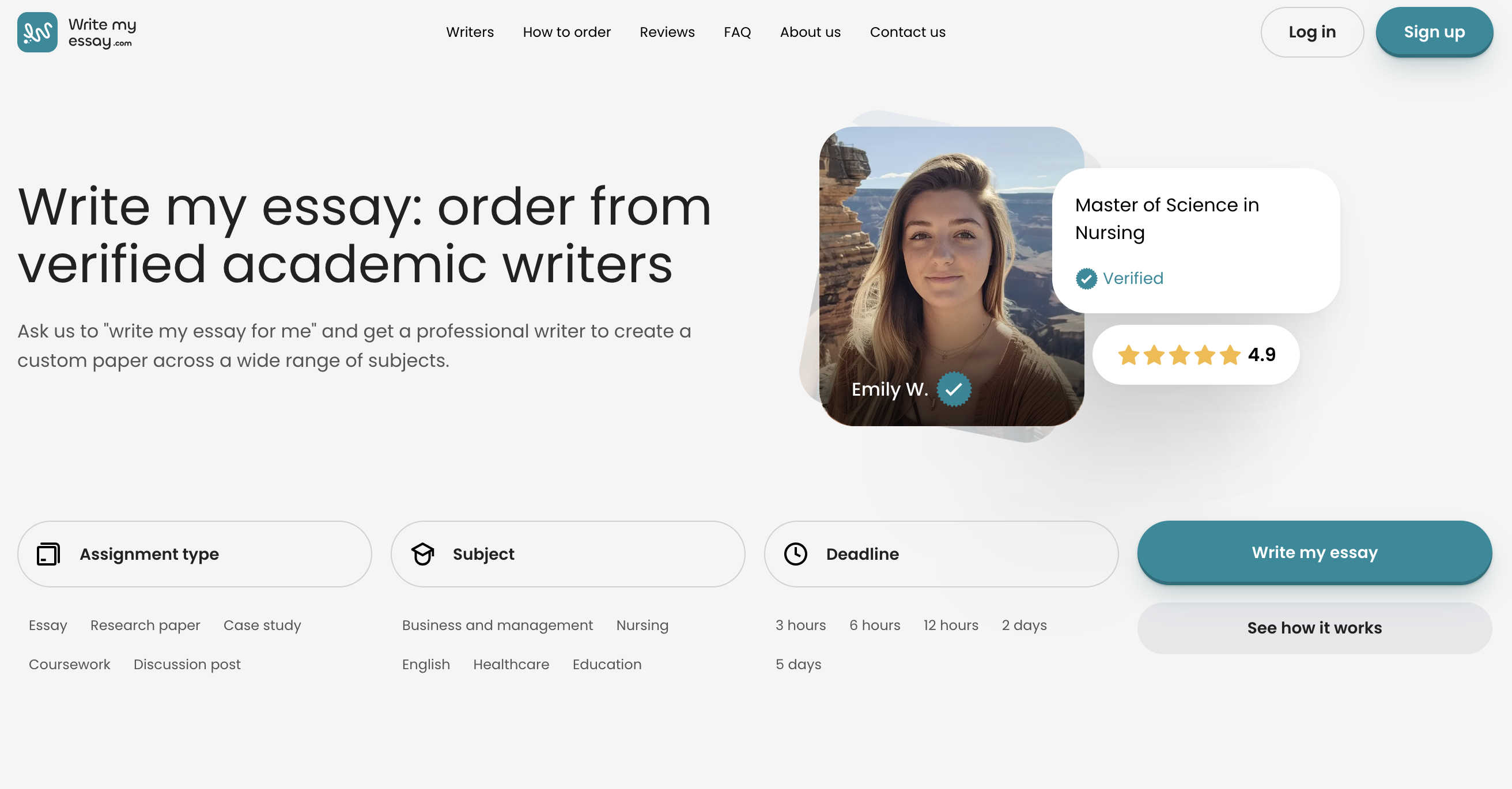 WriteMyEssay.com - Expertenhilfe von akademischen Schriftstellern Medien 1