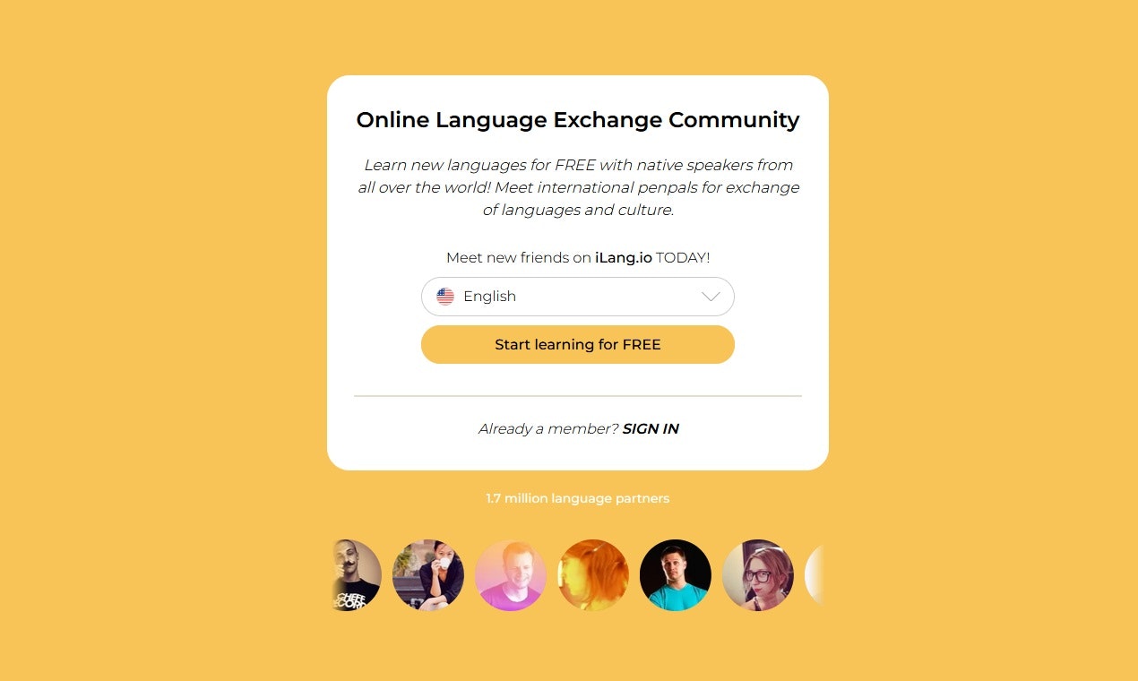 Mídia 2 de iLang.io - Comunidade de troca de idiomas