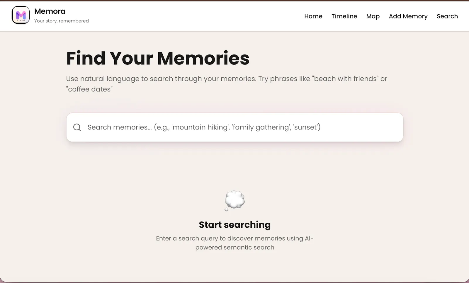 Memora screenshot 2