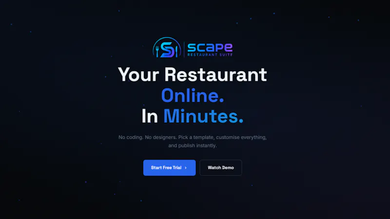 Scape Restaurant Suite screenshot 2