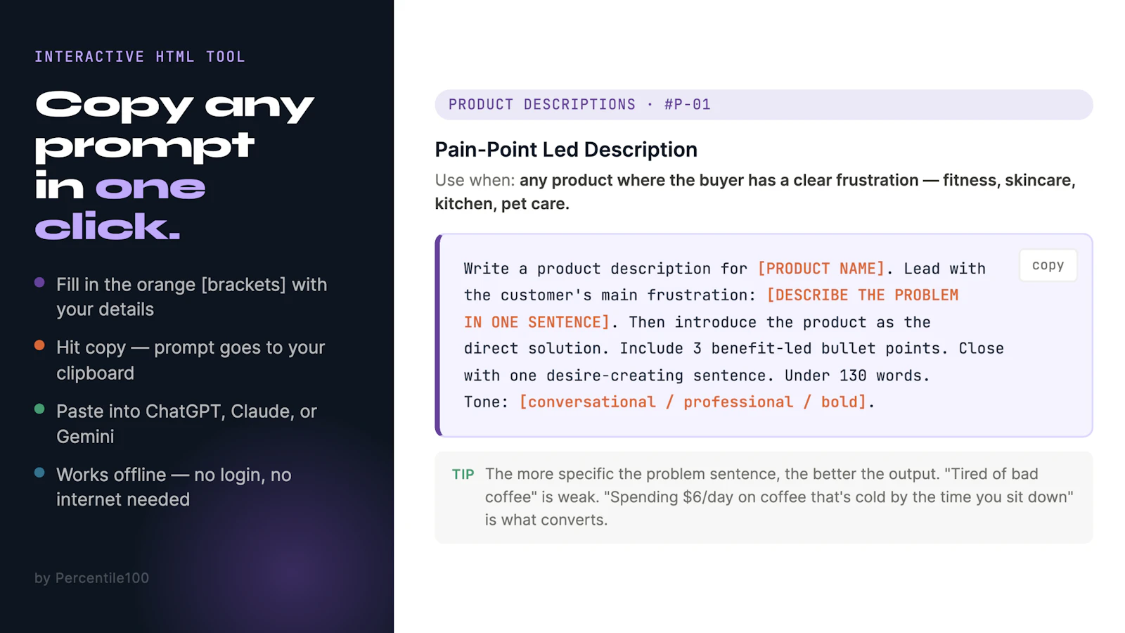 Shopify AI Prompt Pack - 100+ Prompts screenshot 3