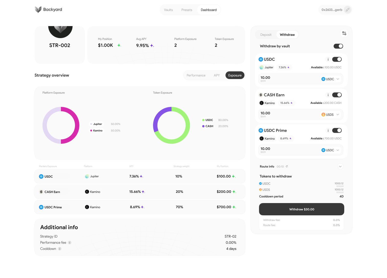 Backyard Finance - Screenshot 4 showing product features and functionality