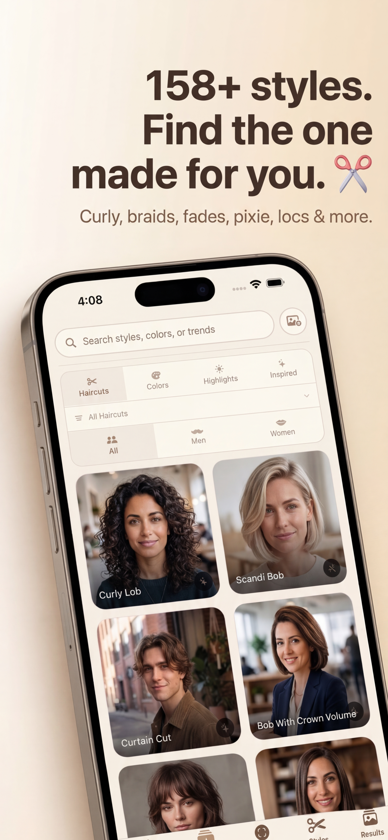 Snipd: AI Hairstyle Try-On gallery image