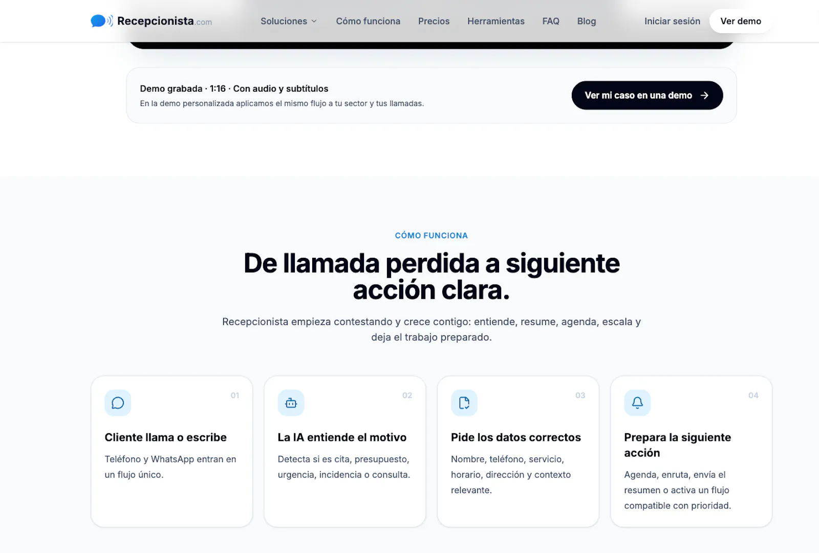 Recepcionista screenshot 7