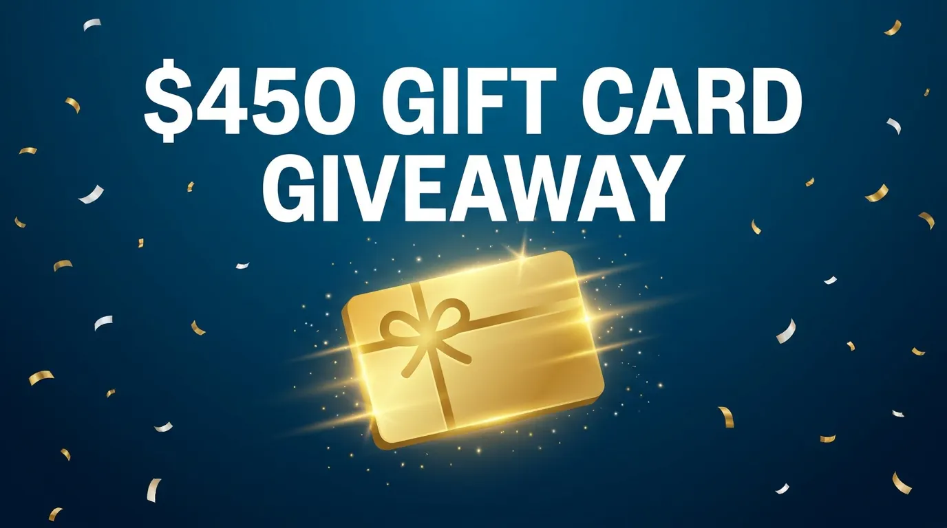 Enter to Win a $450 Gift Card gallery image
