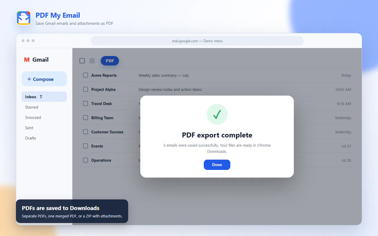 PDF My Email gallery image