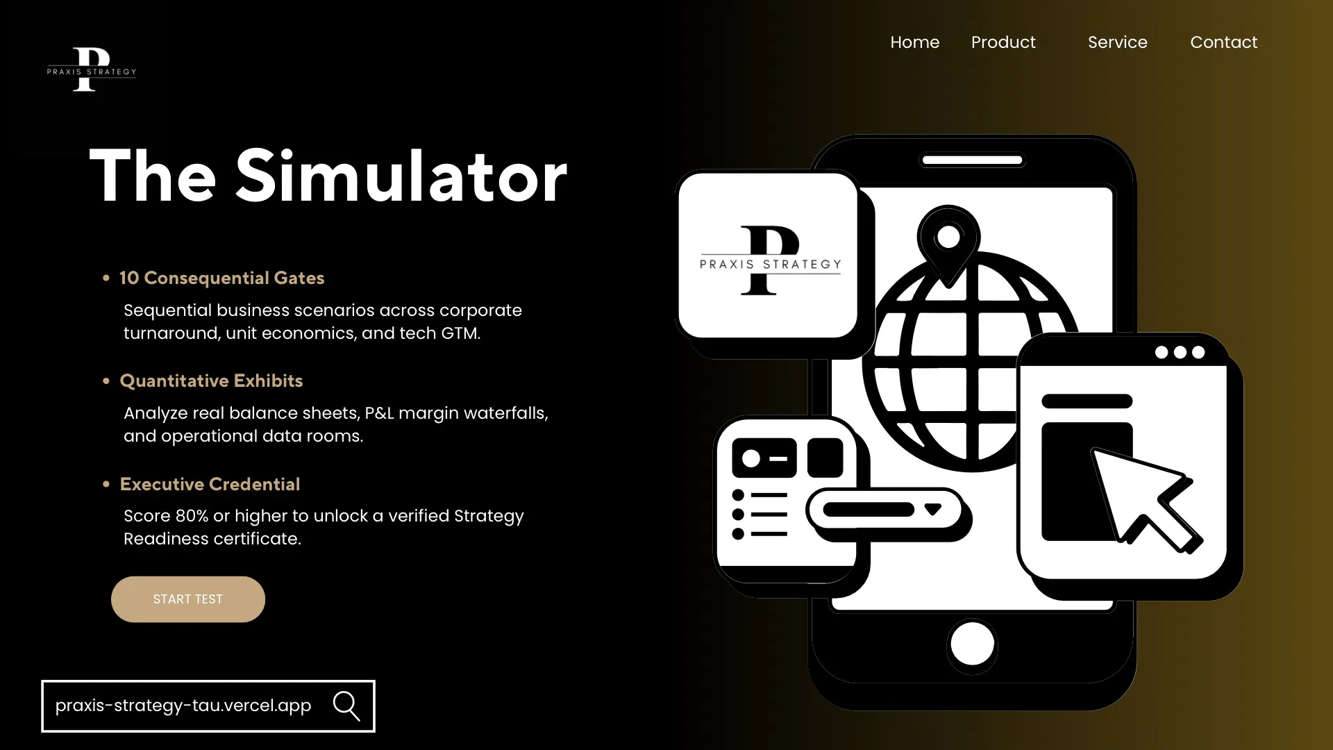 Praxis Strategy Simulator gallery image