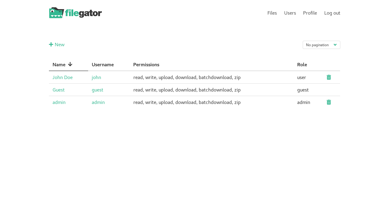 FileGator gallery image