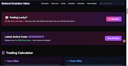 Brainrot Evolution Value gallery image