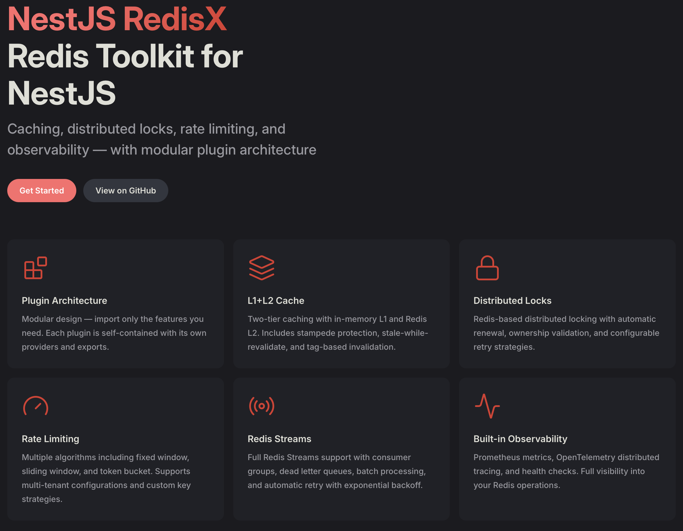 NestJS RedisX gallery image