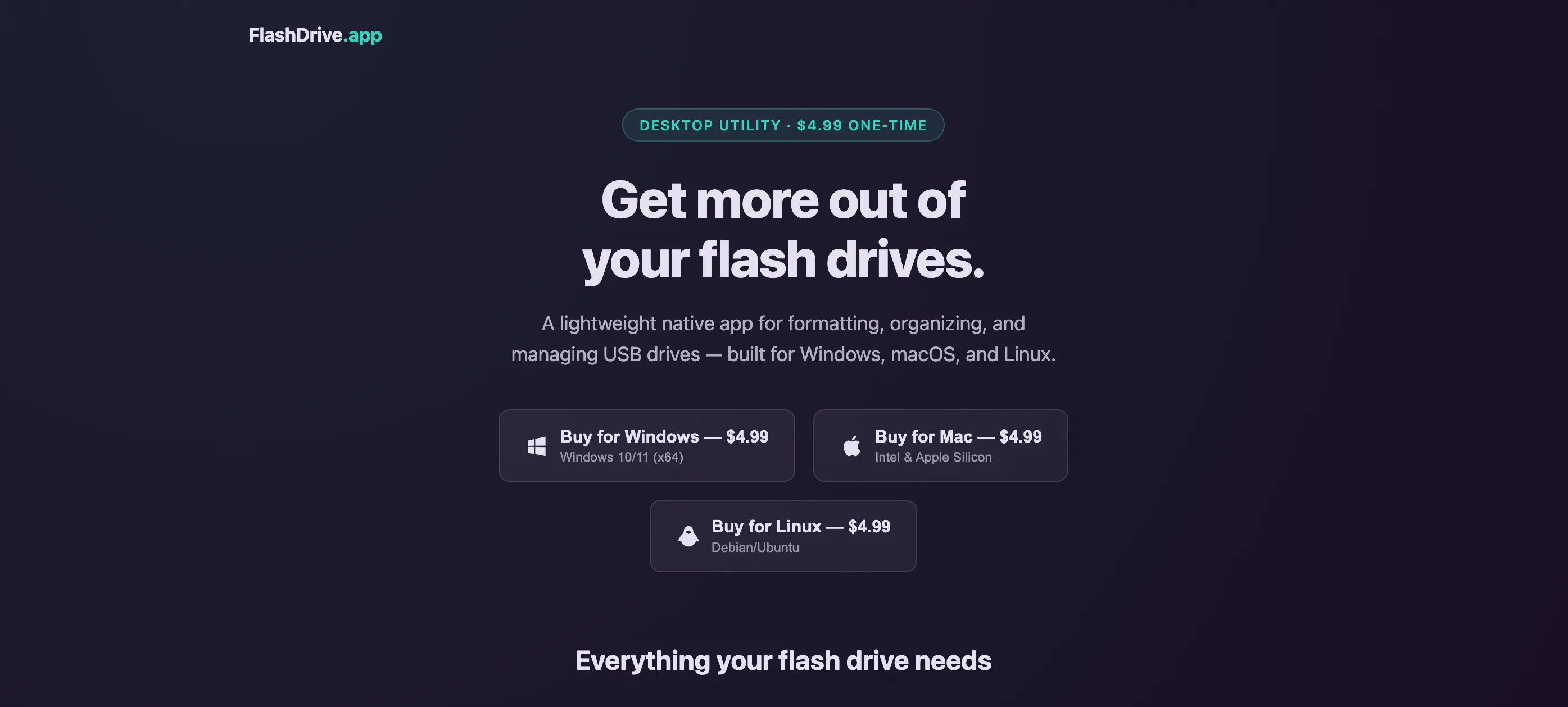 FlashDrive.app screenshot