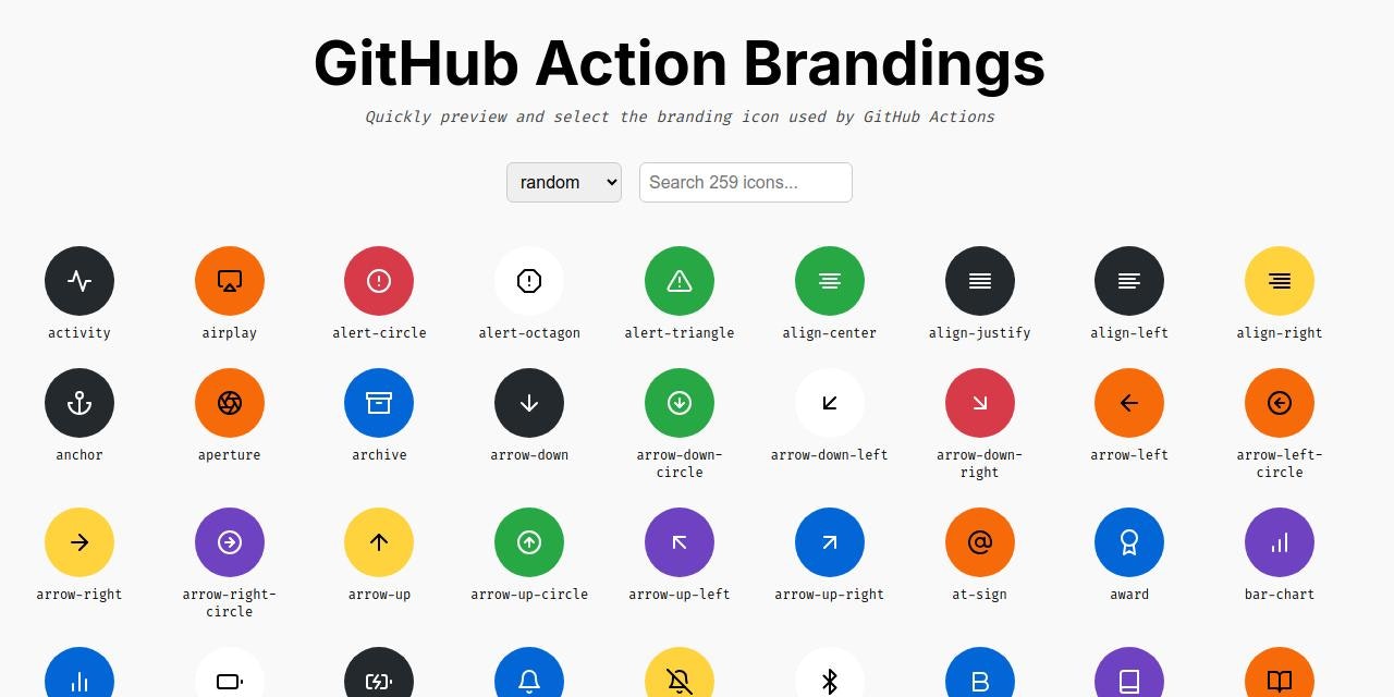 GitHub Action Brandings gallery image