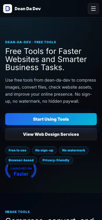 Dean Da Dev Free Tools gallery image