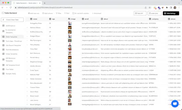 Table Backend gallery image