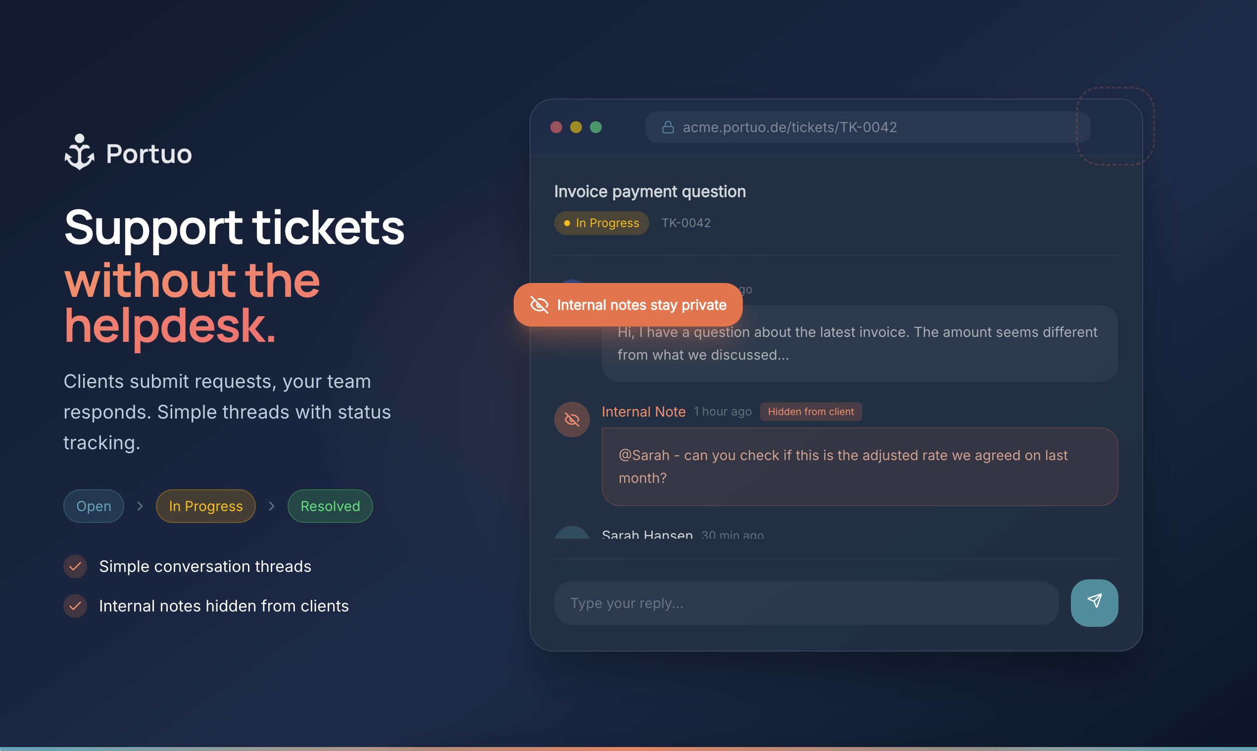 Portuo - Screenshot 4 showing product features and functionality