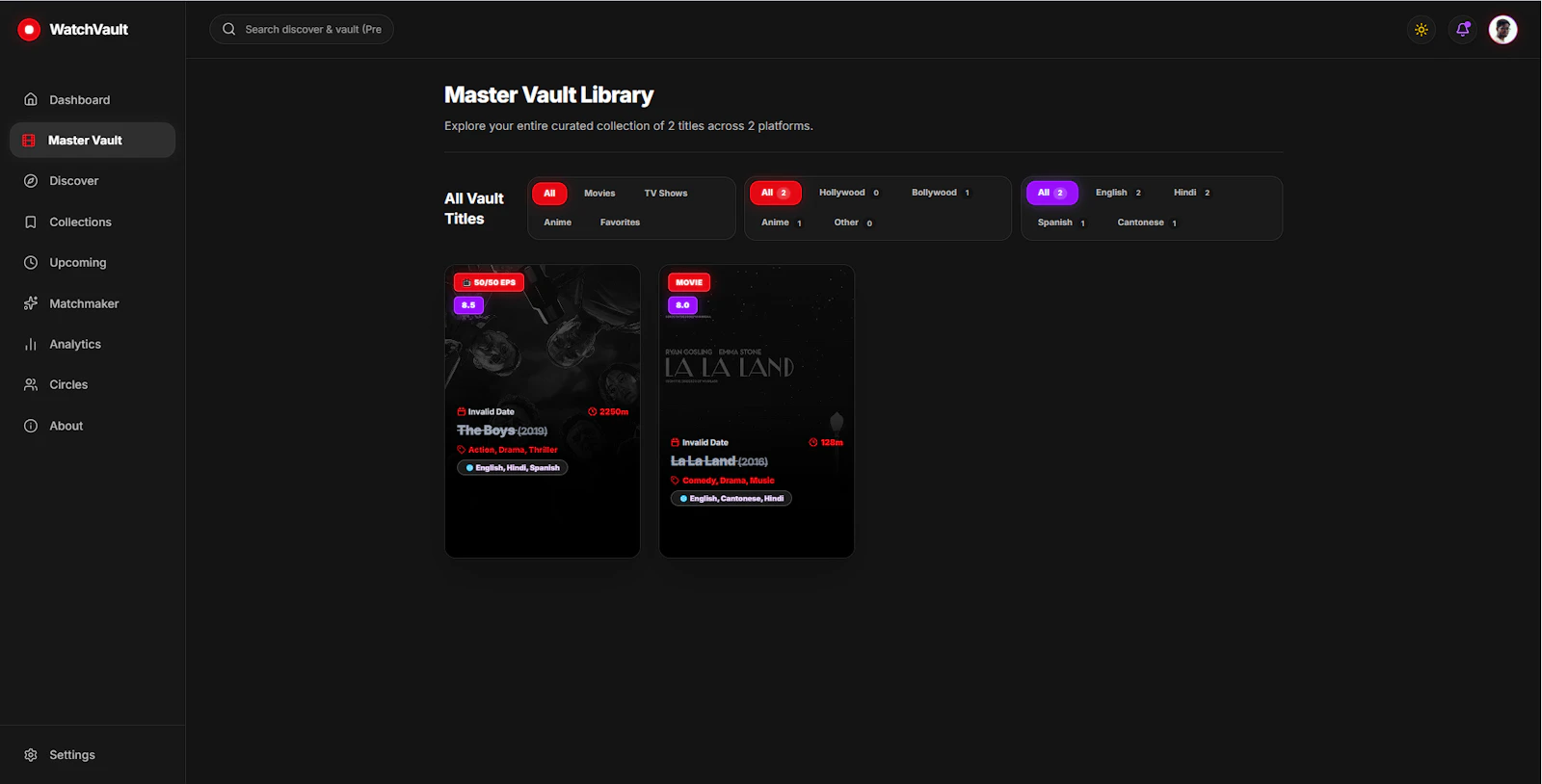 WatchVault screenshot 3