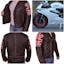 Mens Biker Motorcycle Jacket