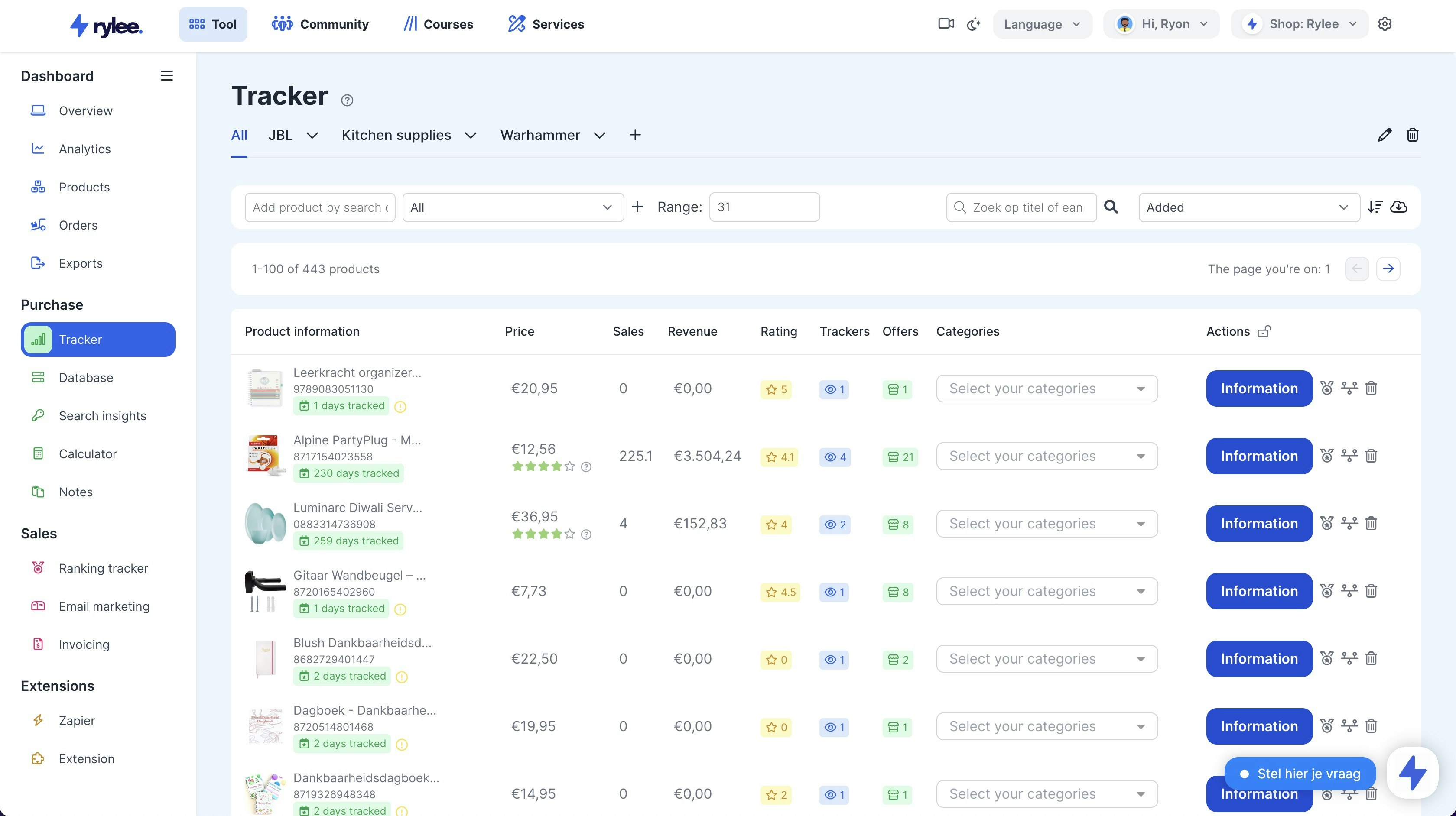 Rylee - Una herramienta de administración de tallas web para vendedores en Bol.com media 2