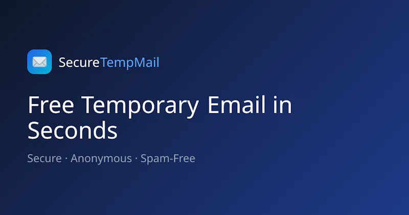 SecureTempMail screenshot 1