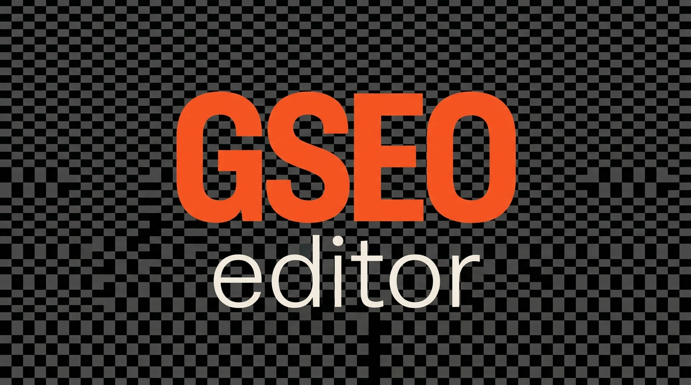 GSEO Editor | Full suite GEO+SEO editor