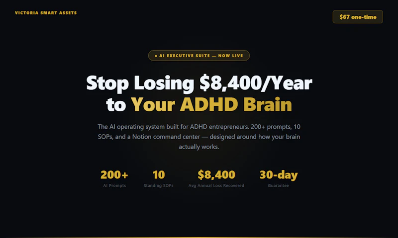 ADHD Brain-Sync: AI Executive Suite screenshot 1