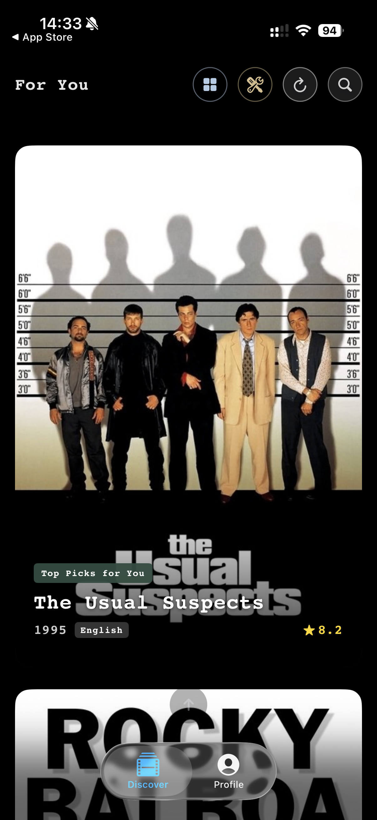 KinoTaste - Screenshot 2 showing product features and functionality