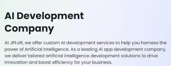 Ai App development services gallery image