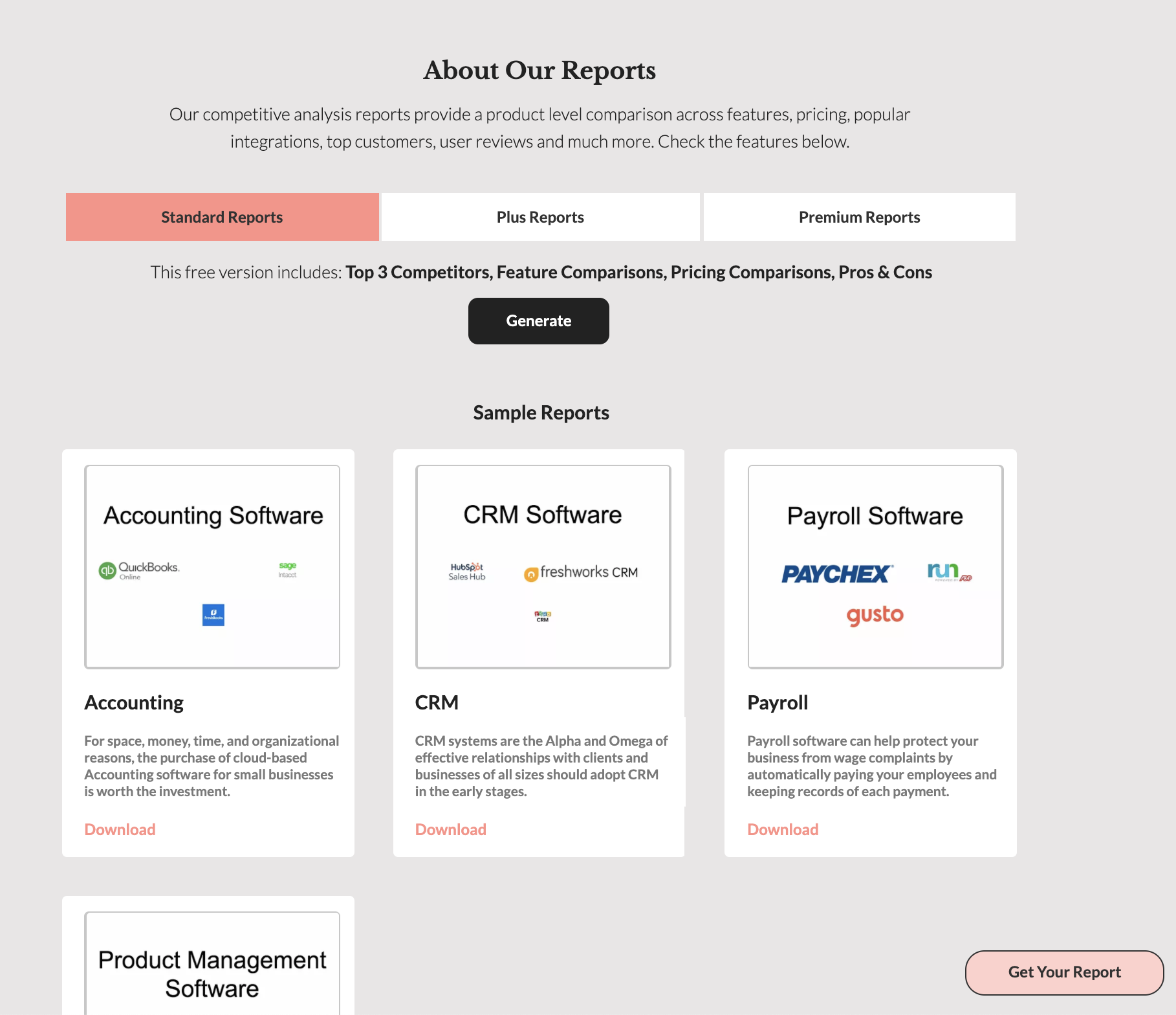 SaaSReports gallery image