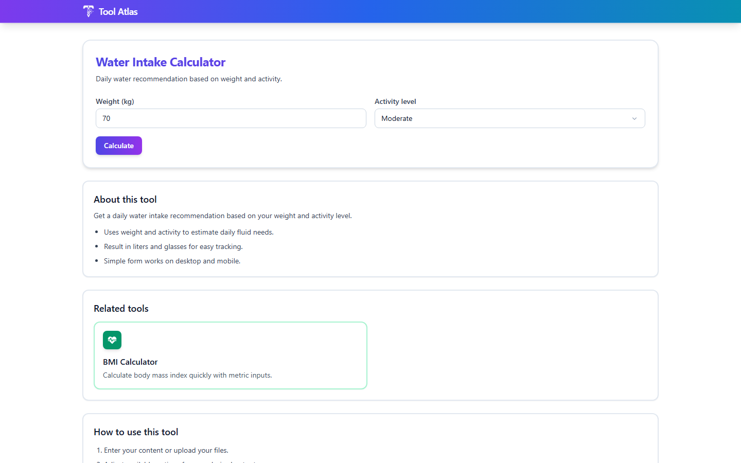 Tool Atlas: Free Online Toolbox gallery image