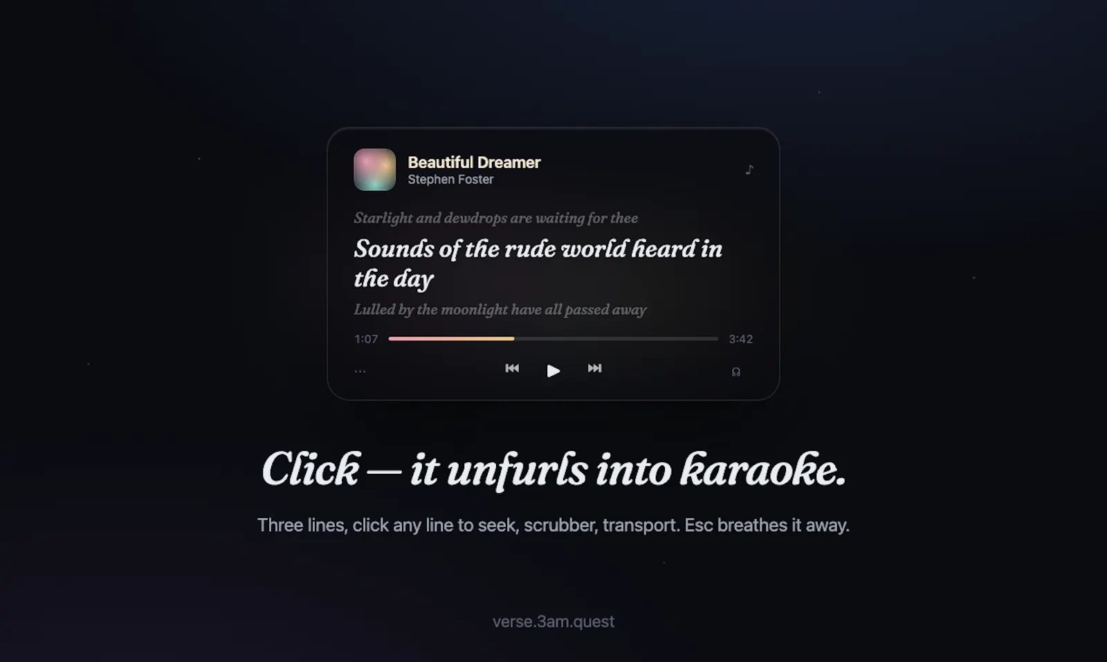 Verse screenshot 2