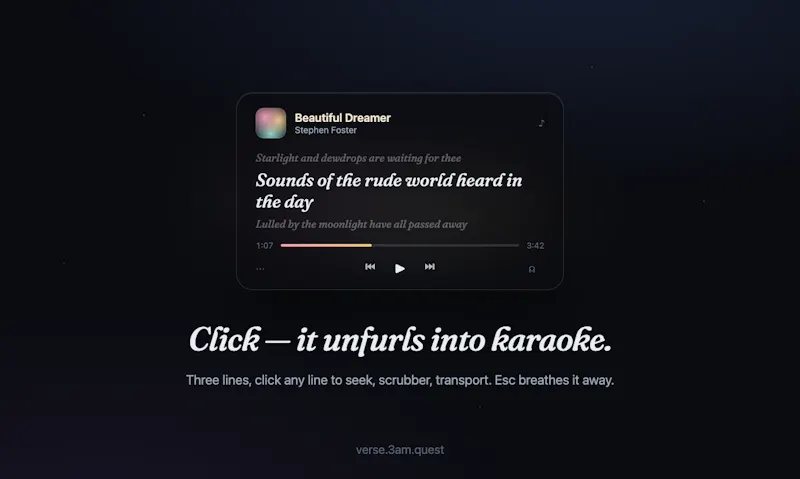 Verse screenshot 2